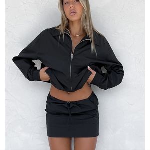 Whitefox Boutique Black Mini Skirt